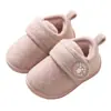(Estrictamente seleccionado) Zapatos de Algodón para Niños Babudou Botas de Algodón Calientes Forradas de Felpa para Niños Pantuflas de Algodón de Punta Cerrada para Invierno Botas de Nieve para Niñas