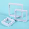 En stock película de pe antioxidante caja de suspensión sobre caja de cartón blanco caja de almacenamiento de película de pe cubierta de papel caja de joyería al por mayor