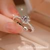 Anel de casal de moda anel de diamante de casamento ajustável anel de casamento pequeno livro vermelho Mesma proposta de estilo recomendar