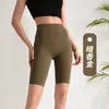Shorts Fitness Esportivo, Shorts Levanta Bumbum Pêssego, Leggings Elásticas de Cintura Alta para Levantar o Bumbum Feminino, Calças de Yoga Femininas de Secagem Rápida