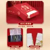 Servilletas de papel desechables para inauguración de casa en caja roja, celebración de inauguración de casa, papel de seda, servilletas, ceremonia de mudanza, servilletas de papel para banquete familiar al por mayor