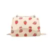 Bolsa de Moda Cereja Fresca e Estilosa 2026 Verão Nova Tendência Ombro Único Transversal Chique Doce Pequena Quadrada Feminina