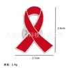 Broche de Cinta Popular Multicolor Transfronterizo, Broche de Caridad Internacional contra el SIDA, Pin de Tarjeta, Pin de Tarjeta de Alerta y Concientización sobre el SIDA