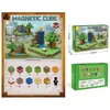 Bloques de Construcción Magnéticos, Juguetes de Bloques de Construcción de Cubos Magnéticos, Bloques de Construcción Magnéticos Ensamblaje Educativo Ensamblaje Magnético Juego Completo