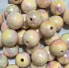 16mm Sem Arranhões Cor Sólida UV Colorido Concha Furo Reto Contas Redondas Artesanais DIY Contas Soltas Transmissão Ao Vivo Acessórios Artesanais