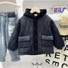 Chaqueta de Algodón para Niños Ropa de Abrigo Otoño Invierno 2026 Nuevo Estilo Versión Coreana Elegante Holgada Engrosada Acolchada Ropa de Invierno Ropa de Algodón