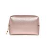 Bolsa de Maquiagem Pu Impermeável Portátil de Cor Sólida, Bolsa de Armazenamento de Cosméticos de Alto Valor, Necessaire de Viagem de Grande Capacidade Atacado