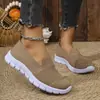 Zapatos Casuales de Mujer Redondos 2026, Zapatos de Mamá, Poco Profundos de Suela Blanda, Moda para Mujer, Talla Grande, Nuevos Zapatos Planos sin Cordones