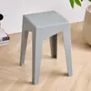Taburete Cuadrado Escandinavo Taburete Plegable para el Hogar Taburete de Baño Taburete Cuadrado Alto para Adultos Taburete de Plástico Moderno Taburete para Sala de Estar Mesa de Comedor
