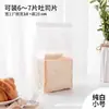 Saco de papel kraft algodão janela fatia transparente 250-450g saco de pão fio de ferro para enrolar auto-selante à prova de óleo logo