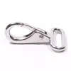 Gancho de Fijación de Anillo Cuadrado de Acero Inoxidable 316, Gancho para Equipaje, Gancho de Resorte, Hebilla Fija, Gancho para Correa, Gancho Direccional de Anillo Cuadrado