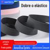 Cor dobrável elástico saco de poliéster vestuário banda de borda de látex de seda vestuário borda fabricante de banda