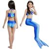 Traje de Banho de Sereia para Meninas Verão 2026 Conjunto Colorido de Natação Infantil Oferta Especial Traje de Banho de Cauda de Peixe Duas Peças