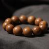 Pulsera de Madera de Azufaifo Estilo Perla Redonda, Estilo de Círculo Único, Venta al por Mayor desde Fabricante, Joyería de Cuentas de Oración Decorativas Estilo Simple Unisex