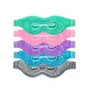 Compresa Fría y Caliente Personalizada con Bolitas de Gel para Ojos, Mascarilla de Hielo para Ojos, Almohadilla de Hielo, Mascarilla de Hielo para Ojos con Bolitas de Gel de Tela de Felpa