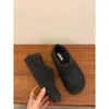 Primer Encuentro Ji Zapatos Birkenstock de Suela Gruesa de Felpa Zapatos Peludos Cálidos Zapatos de Algodón para Mujer 2026 Otoño/Invierno Nuevos Versátiles Birkenstock