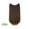 Peruca, Linha de Pesca de Fibra Química, Peruca Cortina de Cabelo, Cabelo Longo Liso, Extensões de Cabelo Sem Costura, Produtos para Linha do Cabelo de Seda de Alta Temperatura