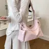 Bolsa Tote Simples de Nicho Estilo Coreano Bolsa Feminina 2026 Nova Sensação de Alto Padrão Temperamento Bolsa para o Dia a Dia Sob o Braço Bolsa de Ombro Único Transversal