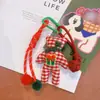 Hd10131A12 Tecido Estilo Floresta Moda Coreana Boneco Temático de Natal Pingente de Chaveiro de Carro Decoração de Bolsa Corrente de Telefone