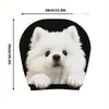 Funda de reposacabezas de coche de dibujos animados linda, funda de cojín de coche de animales, funda de almohada para cuello de coche suave