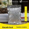 Fábrica de atacado três selos laterais de alumínio puro vácuo saco de folha de alumínio saco de folha de alumínio saco de folha de alumínio 5kg embalagem saco de folha de alumínio atacado