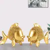 Adornos Modernos Sencillos de Pez Dorado Oficina Sala de Estar Gabinete de Vino Decoraciones para el Hogar Artesanías de Resina Regalo Venta al por Mayor