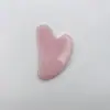 Amazon Rodillo de Jade Facial y Ocular Raspado de Jade Empuje de Jade Doble Cara Jade Belleza Cuarzo Rosa Raspado Masaje