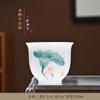 Taza Maestra Pintada a Mano Tipo Hielo Cerámica Kung Fu Juego de Té Taza de Té Taza de Té Color Bajo Esmalte Porcelana Azul y Blanca Taza Individual Personal