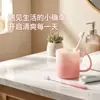 Nueva Taza de Enjuague Bucal de Color Degradado Gran Capacidad Doble Capa Alta Apariencia Taza de Cepillado de Dientes y Lavado Pareja Dormitorio Taza de Lavado