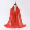 Cachecol de Bolhas Popular Transfronteiriço para Mulheres 2025 Novo Cachecol de Cor Sólida Cachecol Xale Decorativo Quente da Moda Fabricante Atacado