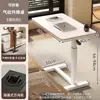 Mesita de noche Móvil Ajustable Mesa de Computadora Dormitorio Hogar Simple Mesa de Estudio para Estudiantes Dormitorio Escritorio Plegable Pequeño