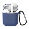 Adecuado para Apple AirPods Carcasa de Auriculares Cubierta Protectora 1/2 Generación Carcasa Blanda Universal Inalámbrico Bluetooth Estuche Protector de Silicona