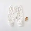Pantalones de bebé con apertura inferior, pantalones de otoño, pantalones largos de algodón puro, leggings sin costuras, pantalones ajustables con apertura inferior para recién nacidos, adecuados para primavera y otoño