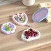 Molde de silicona para bandeja de frutas epoxy DIY transfronterizo, plato ovalado, bandeja de almacenamiento de amor, plato de frutas de flor de nube