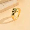 Anéis Europeus e Americanos Novos Produtos Mais Vendidos Anéis Femininos Retro Exagerados Simples Personalizados Anéis Femininos