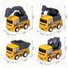 Coches de Juguete de Inercia de Tirar para Niños, Avión para Niños y Niñas, Ingeniería, Set de Modelos de Camión de Bomberos Venta al por Mayor Juguetes de Tráfico Mini