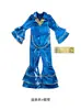Discoteca Infantil 70s Pantalones de Campana Disco Set para Niños y Niñas Disfraces de Halloween para Actuaciones Halloween