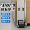 Suporte para porta baixa roda inferior de porta de correr polia de aço inoxidável com rolamento push plano retrátil anti-queda de porta levanta porta