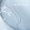 Yun Xiao Shu plata de ley s925 línea de oreja larga femenina estilo coreano borla pendiente pequeño fresco pendientes punto una generación de pelo