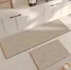 Alfombrilla Ovalada para Piso de Cocina Estilo Wabi-sabi Alfombrilla de Piso de Lodo Diatomeas Alfombrilla Absorbente de Agua para el Hogar Secado Rápido Fácil de Limpiar Alfombrilla para Pies de Cocina