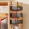 Estante de Almacenamiento para Armario, Cesta de Almacenamiento para Bolsos, Estante Lateral para Gabinete, Organizador de Ropa Interior y Ropa, Cesta Colgante para Armario
