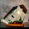 Luz de Noche Creativa de Resina Lámpara de Mesita de Noche para Dormitorio Estilo Bohemio Adornos de Decoración para el Hogar Manualidades Venta Caliente