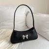 Bolso de textura de moda transfronteriza bolso2024 verano nueva moda simple bolso de axila hermoso lazo bolso de hombro