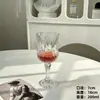 Copa de Vino Atmosférica, Copa Exquisita de Gama Alta, Copa de Diamante Repujado Retro, Copa de Cristal, Vaso para Jugo