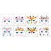Pegatinas de Maquillaje con Cara de Animal Estilo Nuevo Transfronterizo Pegatinas Faciales de Dibujos Animados para Niños Fiesta Festiva Pegatinas de Tatuaje Temporales