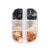 Cross-border Hot nail Art Sequins Japonês Mica Mármore Perolado Cor Folhas Ornamentos de unhas