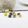 Cuentas espaciadoras de plata Xizang de aleación, cuentas espaciadoras de pluma con agujero grande, colgantes para collares, pulseras, accesorios de bricolaje para ropa al por mayor
