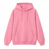 Sudadera de Algodón 320g, Nuevo Estilo Primavera y Otoño, Peso Pesado, Versátil, Corte Holgado, Marca de Moda, Sudadera para Hombre de Color Sólido