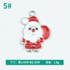 DIY jóias artesanais liga de óleo gotejamento série de Natal sino Papai Noel alce pingente acessórios acessórios de material