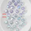 [Cambio de Luz] Serpentina de Sakura Nocturna 1.5 Agujero Recto Cuentas Octagonales con Agujero Cadena para Teléfono Móvil Pulsera DIY Material de Accesorios